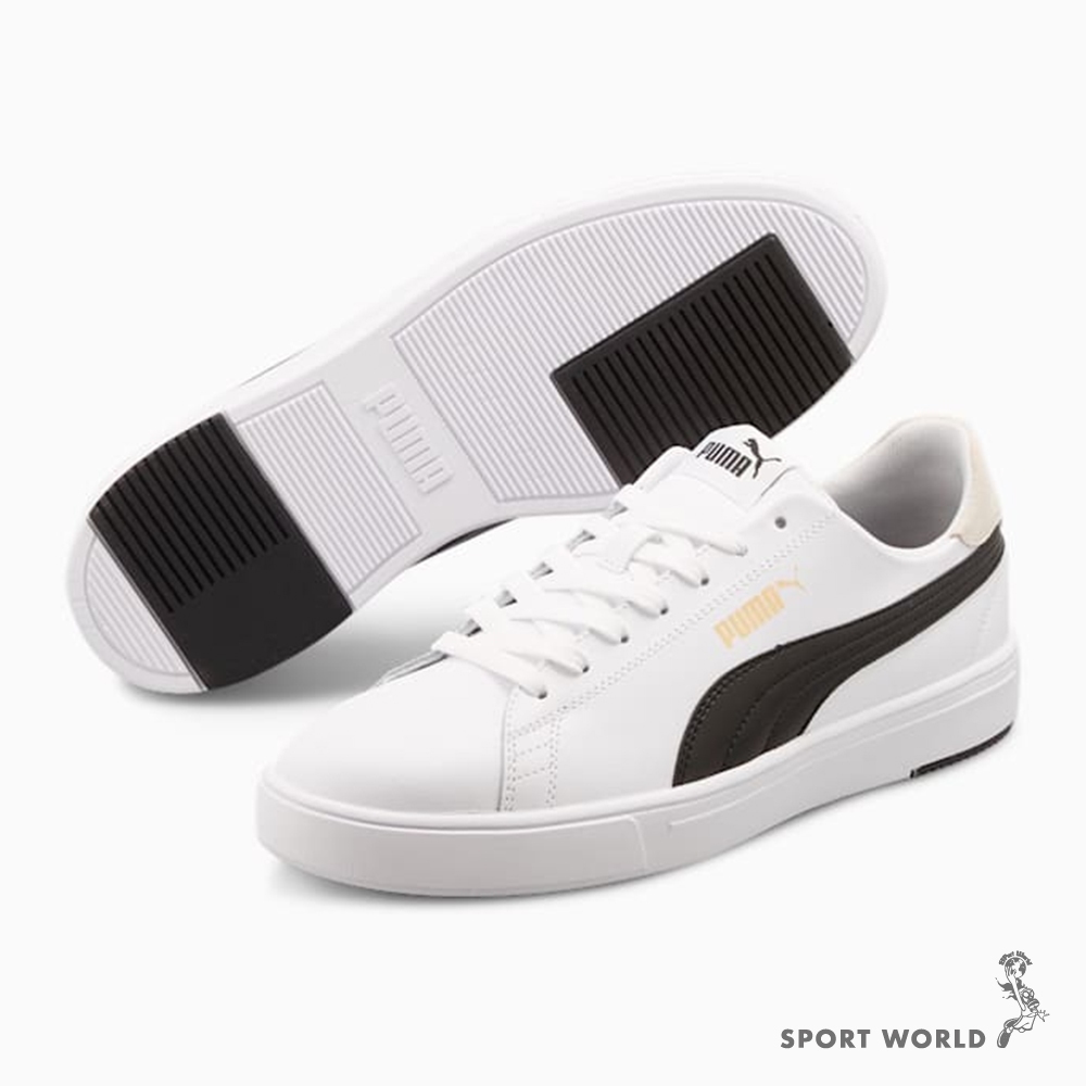 Puma 休閒鞋 男鞋 板鞋 皮革 Serve Pro Lite 白【運動世界】37490208