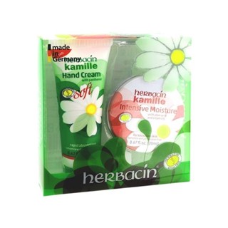 【herbacin 德國小甘菊】手足柔皙組合(修護霜20ml+護手霜20ml)｜德國 保濕 舒緩 豐潤 D969040