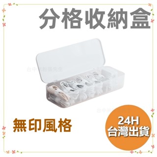 無印風格 數據線 分隔 收納盒 充電線 壓克力盒 線材 收納 傳輸線 集線盒 3C 彩妝 文具 桌面 有蓋 防塵 分格