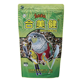 鸚兒園 鳥食專家 合美健 中小型鸚鵡營養日糧 1kg no-26