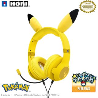 【NeoGamer】現貨 HORI NS皮卡丘耳罩式 遊戲用耳機麥克風-NSW-550