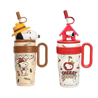 【STAR BABY】SNOOPY 史努比大容量 經典公仔冰霸杯 多用途咖啡杯/辦公杯/保溫杯 800ML