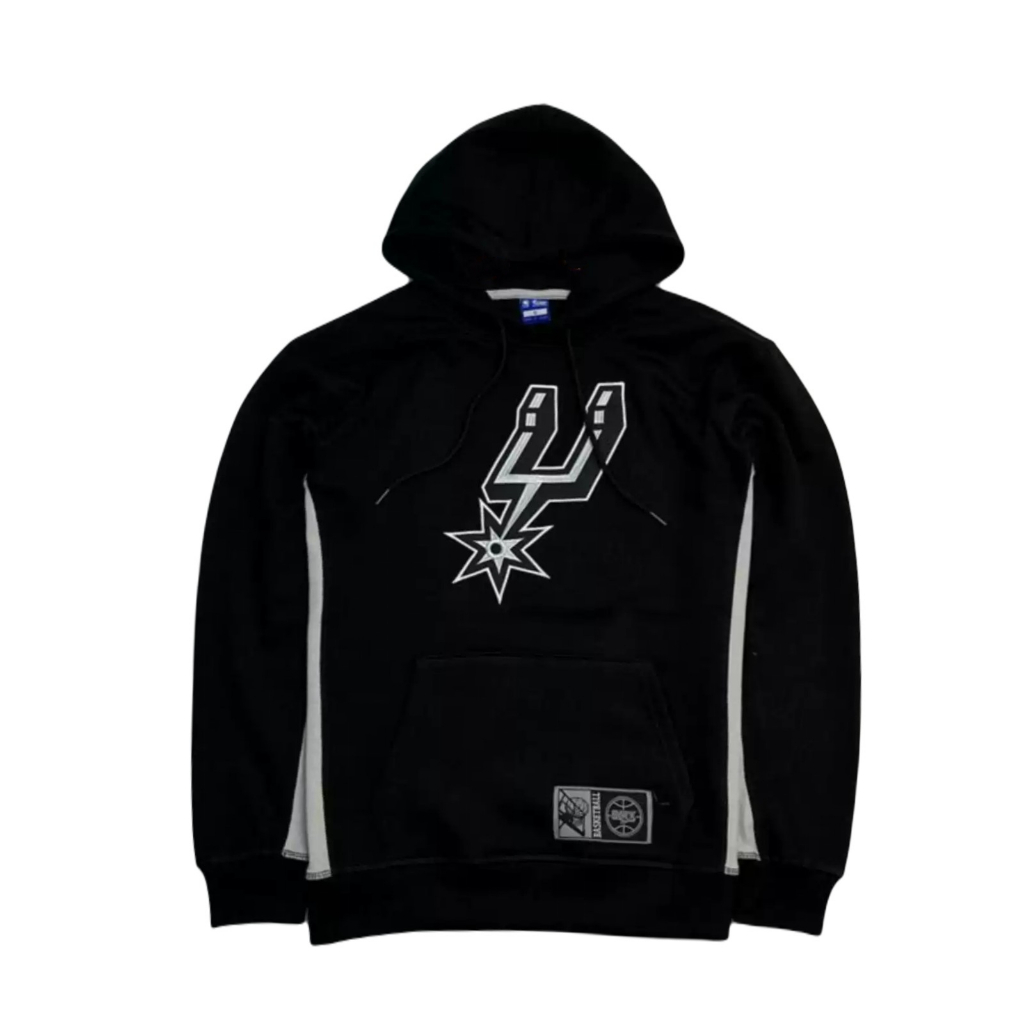 [現貨]美式球隊帽T 連帽刺繡長袖 NBA聖安東尼奧馬刺San Antonio Spurs復古休閒生日交換禮物