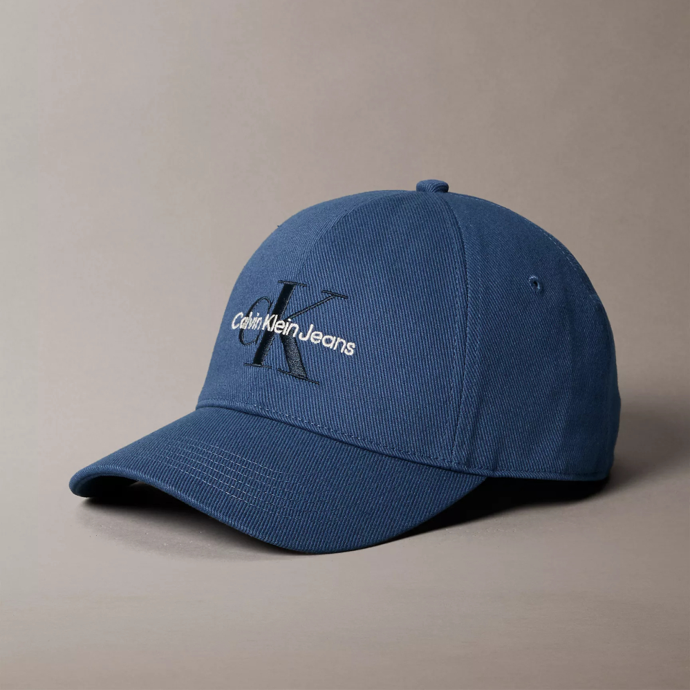 Calvin Klein 刺繡LOGO棒球帽 帽子 遮陽帽 C90668 藍色(現貨)