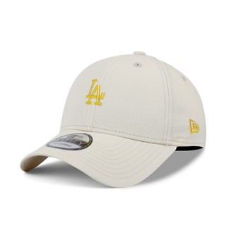 【NEW ERA】MLB LA 洛杉磯 道奇 小標 米白色 黃字 老帽 9FORTY【ANGEL NEW ERA】