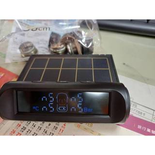 太陽能胎壓偵測器 胎外式防盜 怠速偵測 四輪同顯 無線傳輸 安裝免拆胎 ABT-E024
