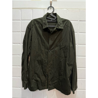 ［二手］Uniqlo 長袖襯衫 綠色（S)