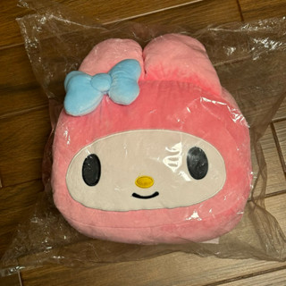 《娃娃機戰利品》 正版 三麗鷗 Sanrio 頭型手暖枕 My Melody 美樂蒂 暖手抱枕 12英吋