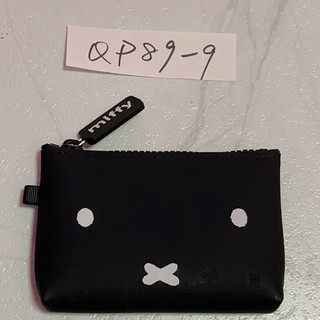 Miffy米菲黑色收納包優質軟矽膠防水零錢包 qp180-5#