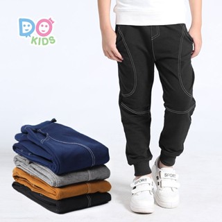 DO Kids童裝 臺灣現貨-韓系有型棉質運動褲 男女童裝 春秋冬季新品 兒童 中大童 休閒褲 長褲 縮口褲 運動褲
