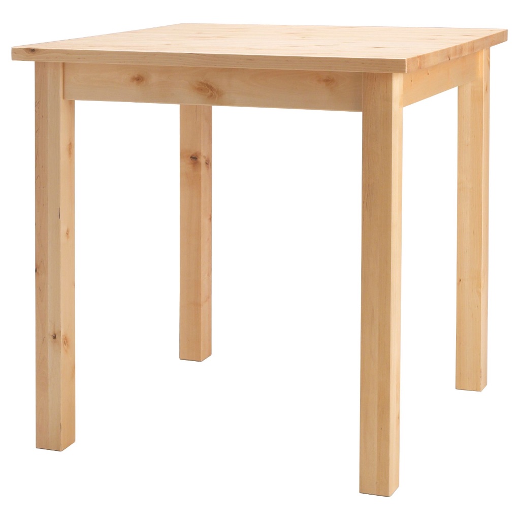 絕版品/北歐工業LOFT風格經典IKEA宜家NORDEN實木餐桌工作桌/實心樺木/74x74/二手八成新/特$2500