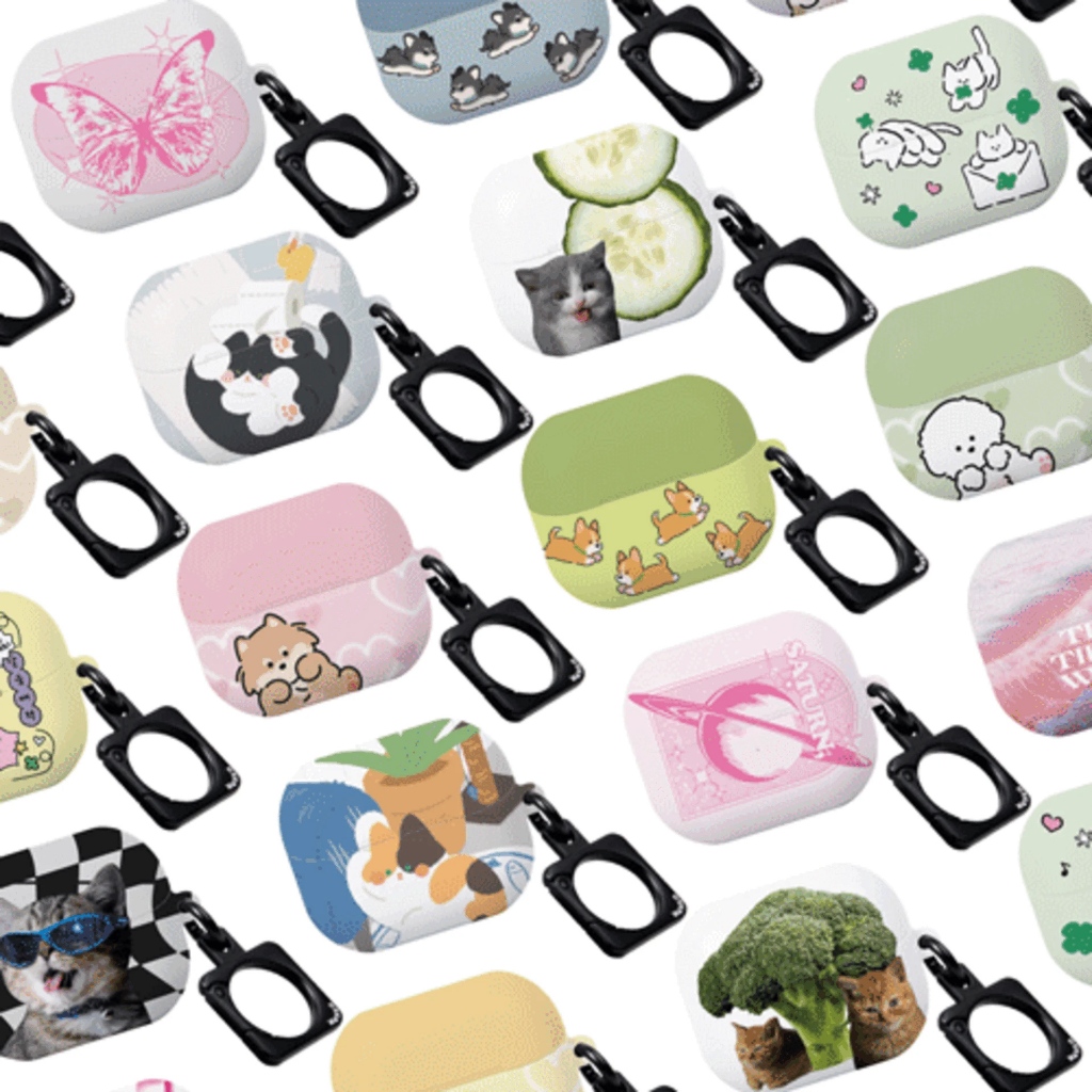 韓國 Buds3 Pro FE 保護殼│圖案插畫 組裝硬殼 耳機殼