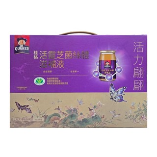 QUAKER 桂格 活靈芝禮盒（60毫升x8瓶）【kcshop】