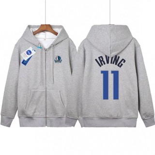 💥歐文Kyrie Irving厄文純棉棉質運動厚外套💥NBA獨行俠小牛隊風衣薄夾克防風防曬戶外休閒外套男女籃球衣D122