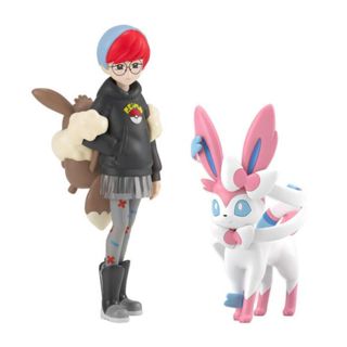 BANDAI 盒玩 精靈寶可夢 SCALE WORLD 帕底亞地區 牡丹＆仙子伊布 東海模型