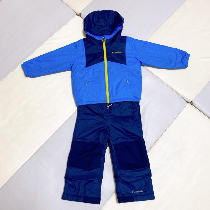 Columbia 兒童滑雪套裝 連身吊帶雪褲 3T 二手