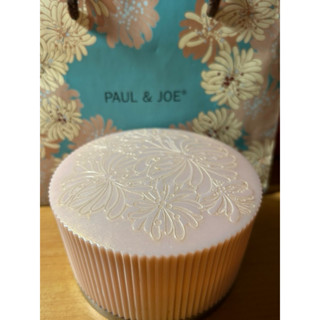 二手Paul & Joe 絕版糖瓷珍珠蜜粉🈳盒附粉撲（無粉蕊）贈送限量版愛麗絲夢遊仙境吸油麵紙