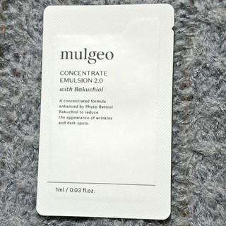 韓國🇰🇷 Mulgeo 補骨脂酚濃縮精華乳液🍑1ml🍑純素保養 2.0 Concentrate Emulsion 試用包