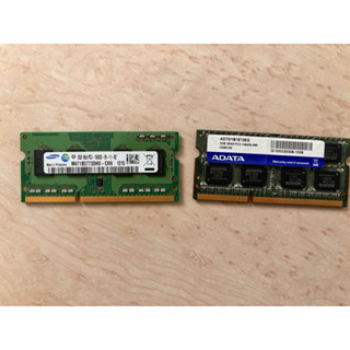 【筆電記憶體】Samsung /ADATA DDR3 2GB 2RX8 PC3-10600S 共兩條