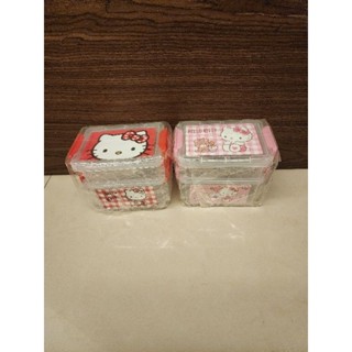 Hello Kitty 收納盒 雙層雙扣 抽屜 零食 小物 置物盒