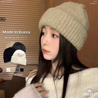 ✿MERCI 正韓現貨🇰🇷新品特價 正韓反摺羊毛帽 韓國帽子 大頭圍毛帽 秋冬帽 保暖帽 素面帽 尖尖帽 針織帽 帽子