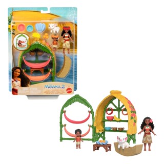 MATTEL 迪士尼海洋奇緣2 迷你角色場景組 娃娃 正版