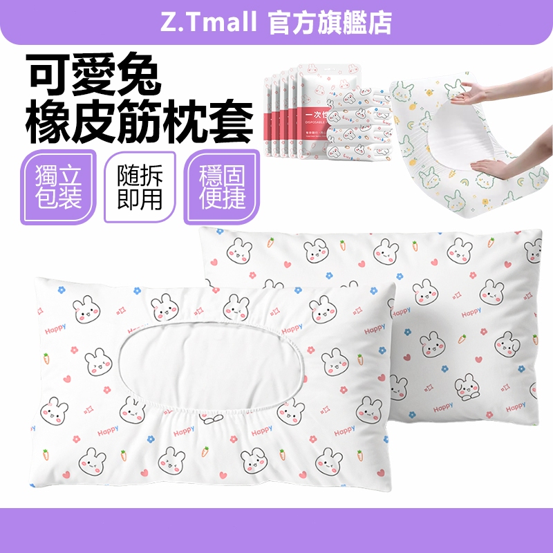 隔日達 獨立包裝 2個裝 拋棄式枕頭套 一次性枕頭套 枕套 免洗枕頭套 旅遊枕頭套 拋棄式枕套 旅行用品 ZT官方旗艦店