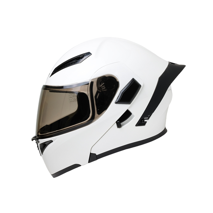 EVO 安全帽 CA-965 CA965 素色 白色 全拆洗 可樂帽 內墨鏡 雙鏡可樂帽 全罩《淘帽屋》