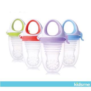 【英國kidsme】咬咬樂輔食器風琴式(4色)果肉學習棒、咬咬樂、副食品專用蔬果棒_Perfect baby