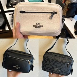【美國正品COACH】新款男士Elias Crossbody相機包斜揹包