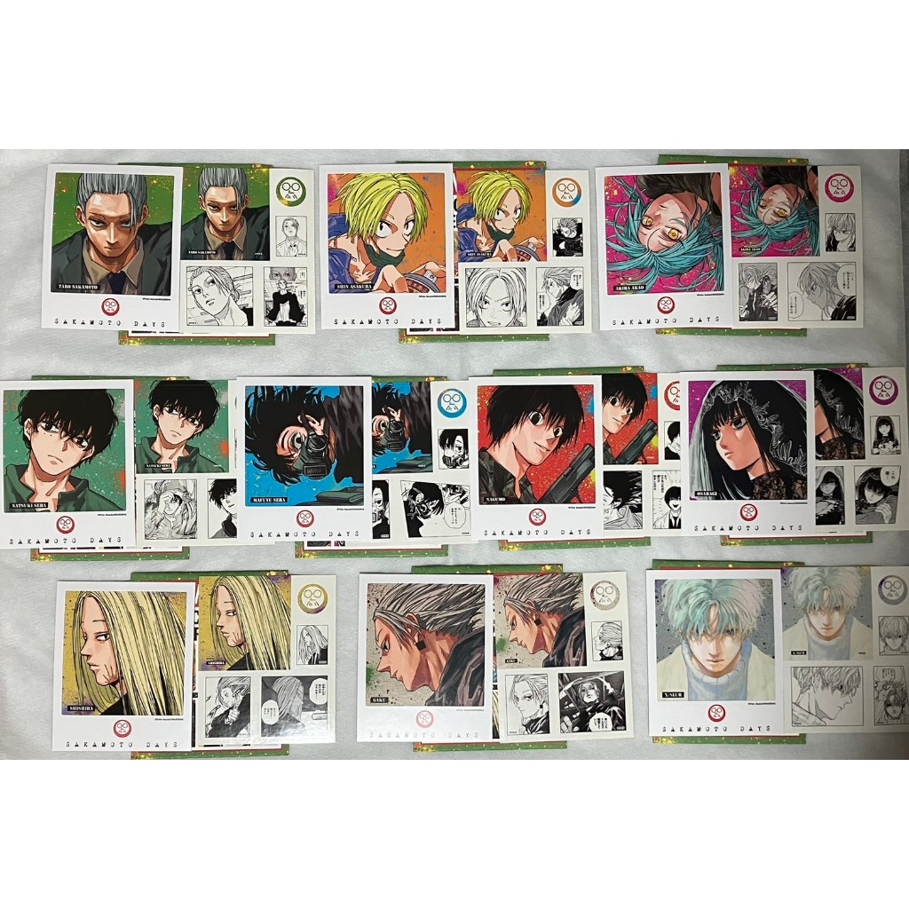 🔥現貨🔥sakamoto days 坂本日常 JUMPSHOP 拍立得 貼紙 坂本 新 南雲 神神廻 大佛 勢羽夏生