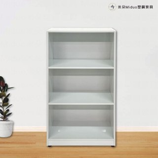 【米朵Miduo】2尺三層塑鋼置物櫃 塑鋼收納櫃 防水塑鋼傢俱（寬60*深40*高114公分）