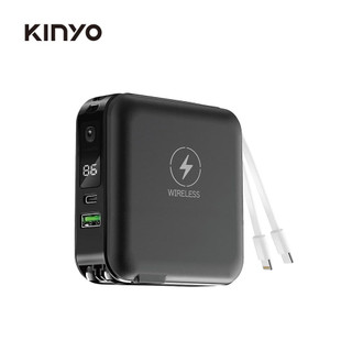 KINYO七合一行動電源/ 黑/ KPB-2650B eslite誠品