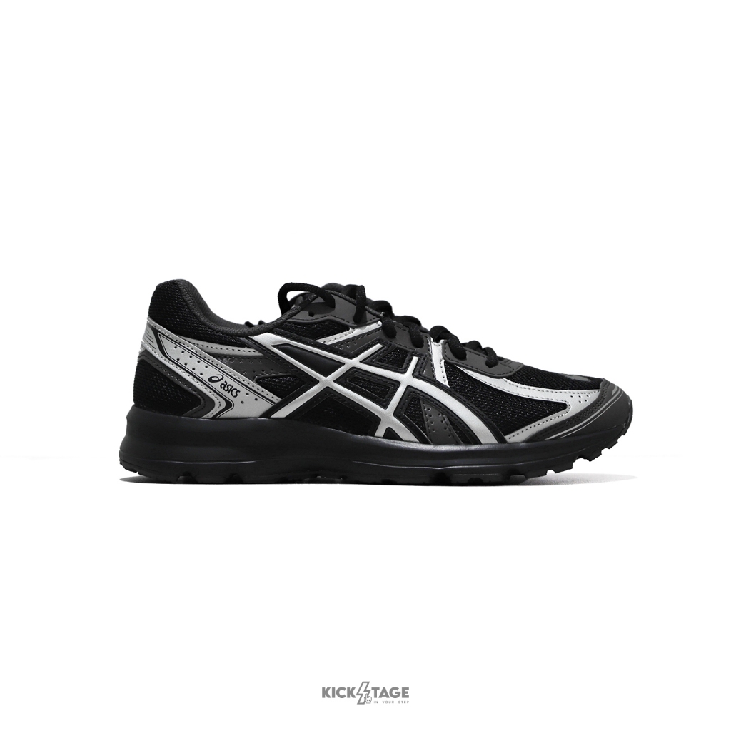 ASICS JOG 100S Negro 黑銀 復古 Y2K 老爹鞋 休閒跑鞋 男女鞋【1203A741-001】