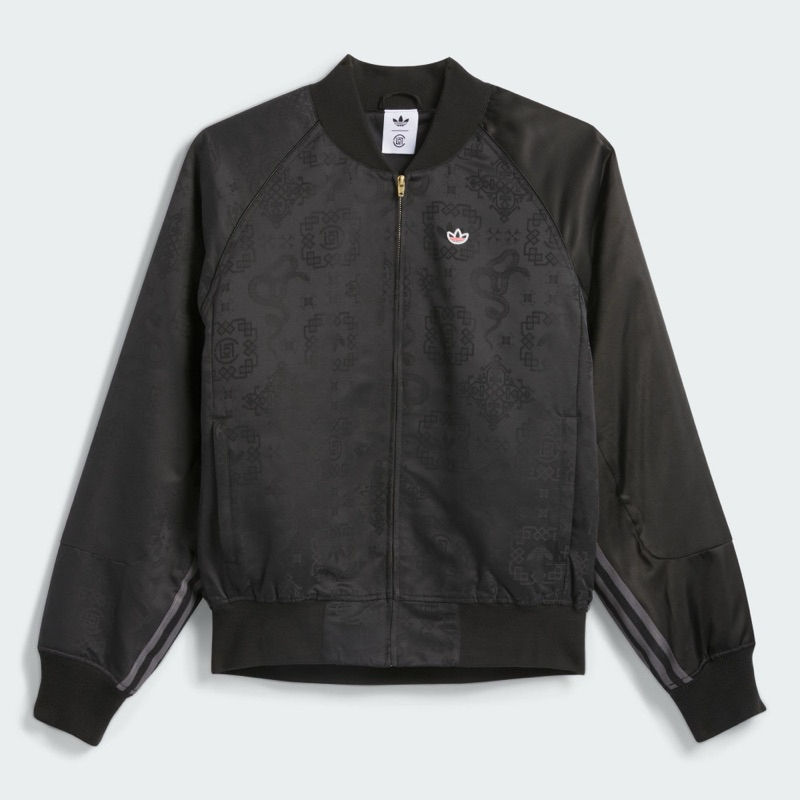 CLOT X ADIDAS EDISON CHEN 絲綢運動外套 XL