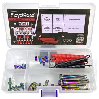 Floyd Rose Color Stainless Steel 彩色 大搖 不鏽鋼 升級 靜音 彈簧 螺絲 套件