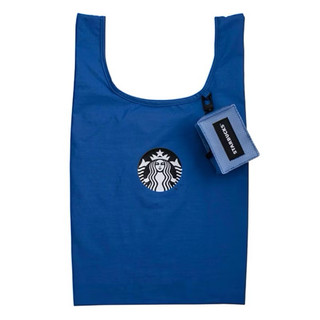 星巴克 starbucks 藍色品牌隨行收納袋 折疊提袋 鑰匙圈 小袋雜物金星收納袋隨身收納袋 2024限定 袋子購物袋