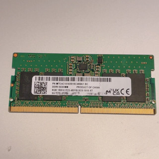 Micron SODIMM 8GB PC5 DDR5 4800 MTC4C10163S1SC48BA1 筆記型電腦記憶體