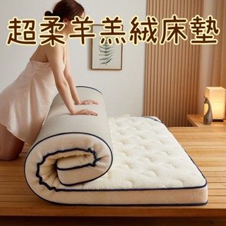 羊羔絨床墊 9公分厚軟墊 可客製 冬季保暖加厚褥子租房專用家用雙人定做榻榻米墊被
