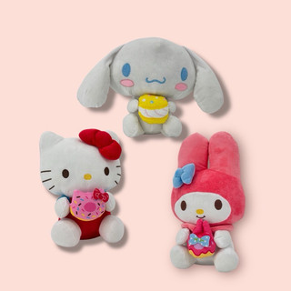 [玩偶小小世界］正版授權三麗鷗餅乾系列娃娃 Hello Kitty 大耳狗 美樂蒂 玩偶 禮物