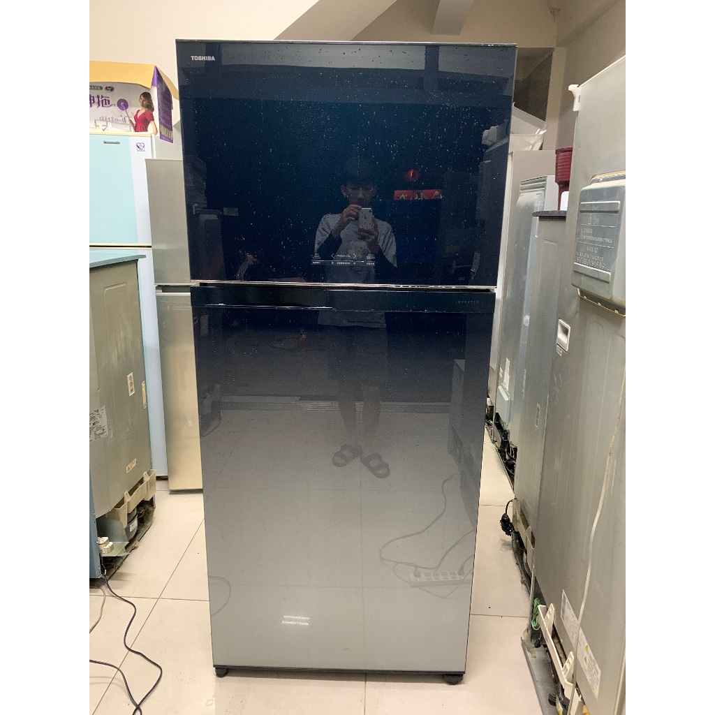[中古] 東芝 608L 雙門變頻冰箱 "自動除霜功能" 台中大里二手冰箱 台中大里中古冰箱 修理冰箱 維修冰箱