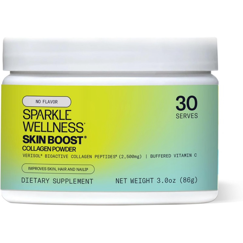 預購＋贈量匙！Sparkle Skin Boost(無口味)Verisol 膠原蛋白肽蛋白粉維生素 C 補充飲料