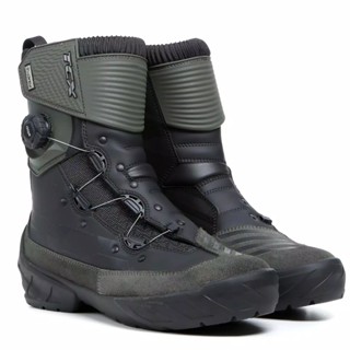 【德國Louis】TCX Infinity 3 WP 防水摩托車騎士車靴軍綠atop鞋帶T-DRY旋鈕編號 300748