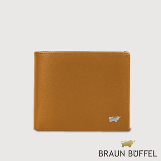 【BRAUN BUFFEL】亞當 5卡透明窗皮夾-淺棕色(德國小金牛台灣總代理)/BF504-316-CS