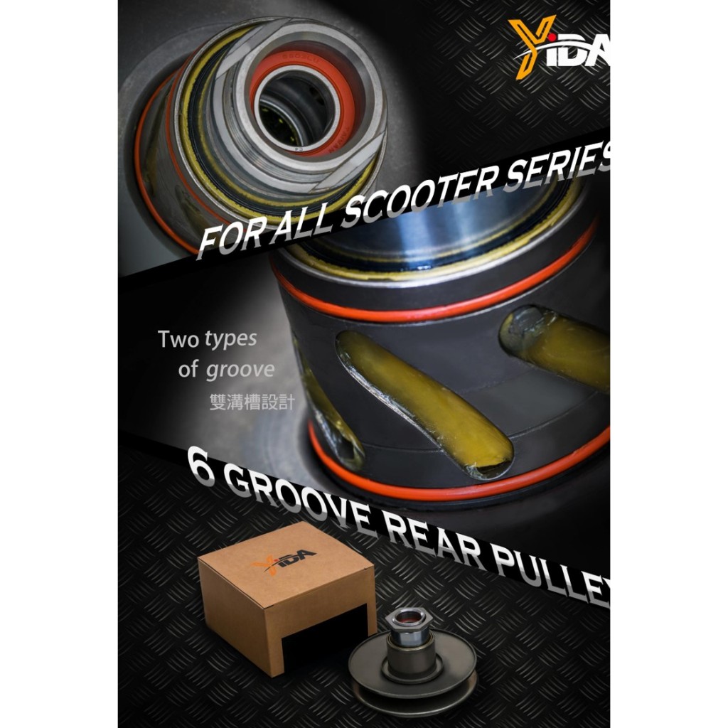 【奕陽國際動力工業】輕量型［六溝］拉行程型開閉盤 適用車系：G5、G6、超五、Racing125/150