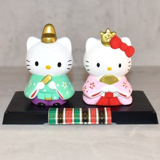 日本製 Hello Kitty Daniel 陶製 祭典 女兒節 吉祥擺飾 Sanrio正版 dk302