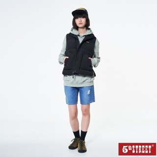 【5th STREET】 短褲 牛仔短褲 女短褲 五分褲 女裝 中藍 (927026)