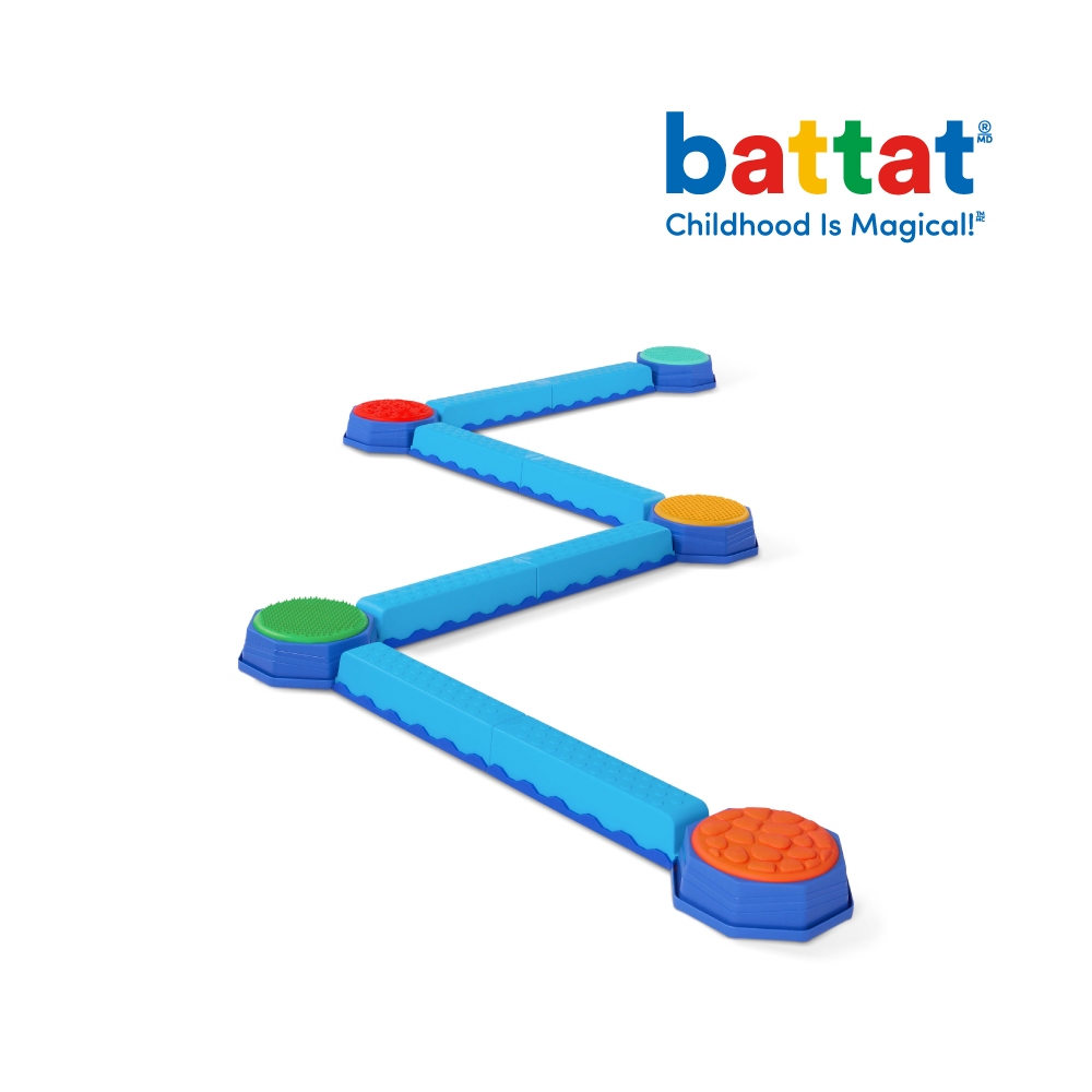 Battat 對對碰平衡木-靛紫 體適能玩具