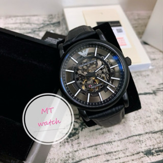 Armani AR60008(亞曼尼）雙簍空機械錶 手錶 精品錶 精品手錶