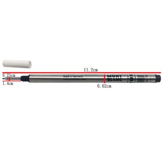 【Penworld】德國 MONT BLANC萬寶龍 簽字筆芯2入 M藍/B黑
